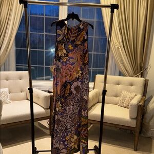 Elegant Multicolor Floral Dress